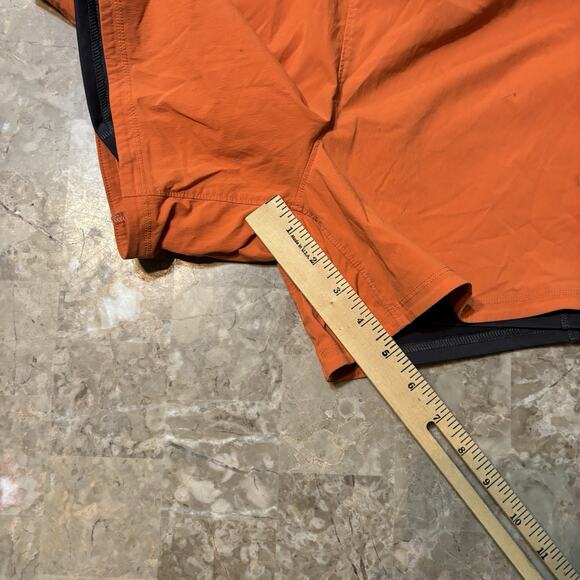 Gymshark Shorts Mens Medium Orange Speed Evolve 5” Lined Woven Performance - Picture 7 of 12